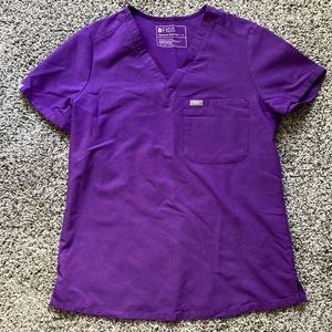 FIGS Ultra Violet One Pocket Scrub Top